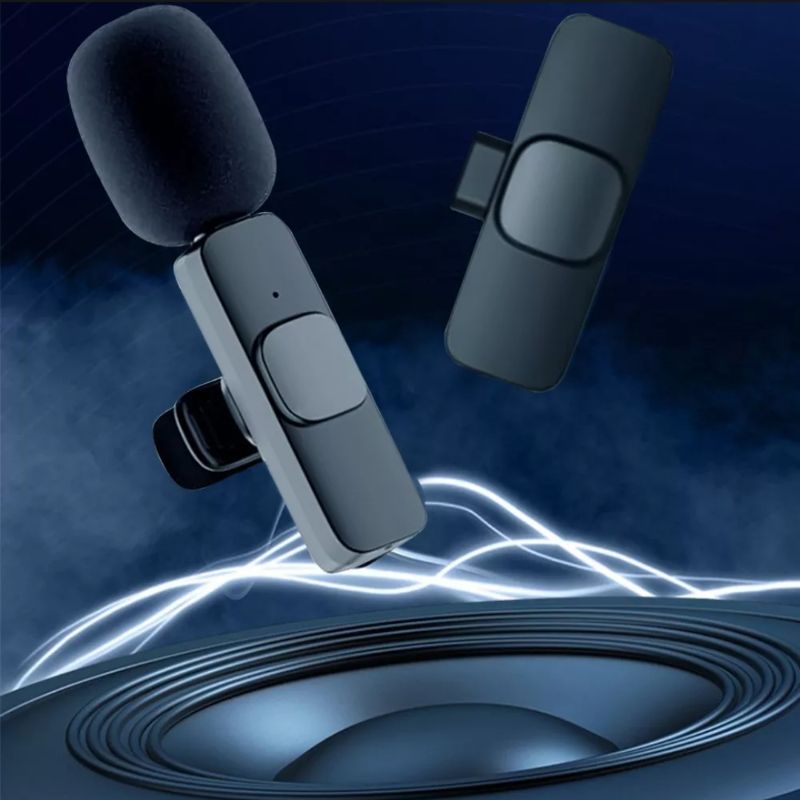 Micro Không Dây Cài Áo Khử Tiếng Ồn Tốt Hỗ Trợ Livestream,Quay Vlog.