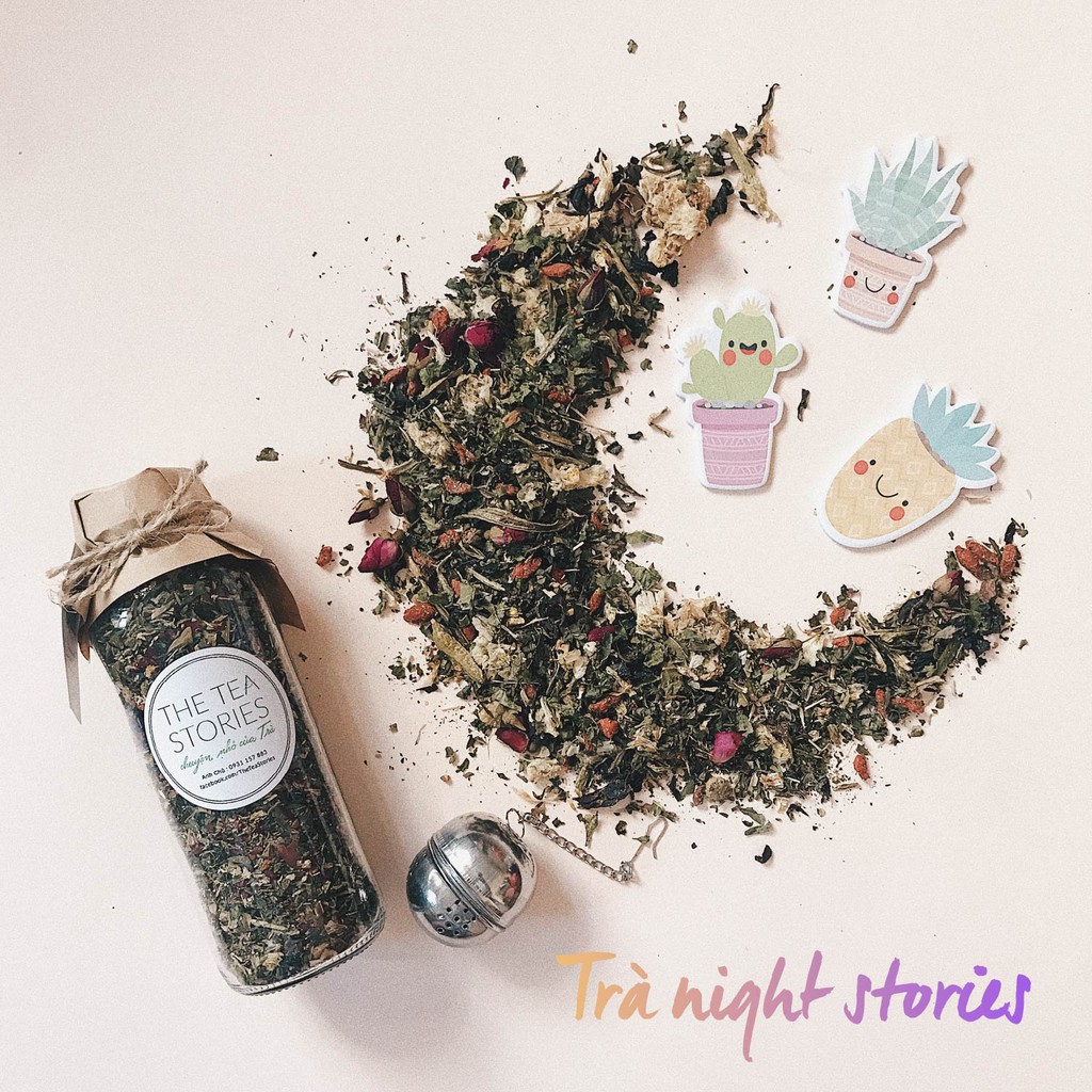 Trà Night Stories giúp giảm căng thẳng, ngủ ngon - Trà Hoa The Tea Stories