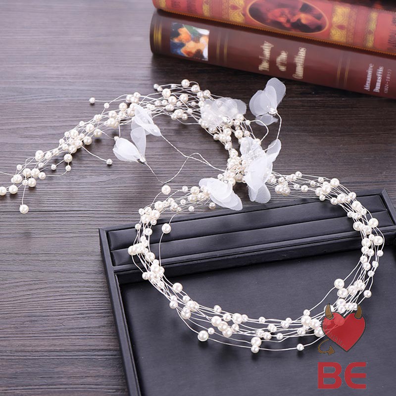 YADORNOS Băng đô hoa cài tóc cô dâu tuyệt đẹp