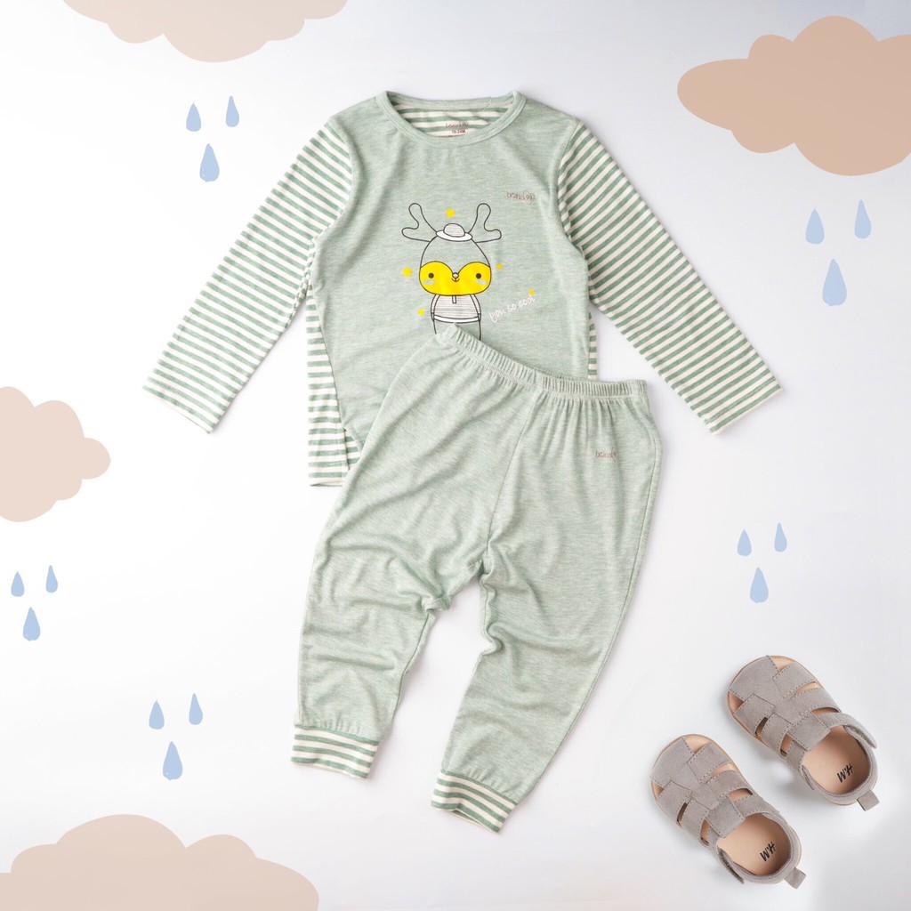 Bộ Dài Tay Chui Đầu Bộ BONMD004