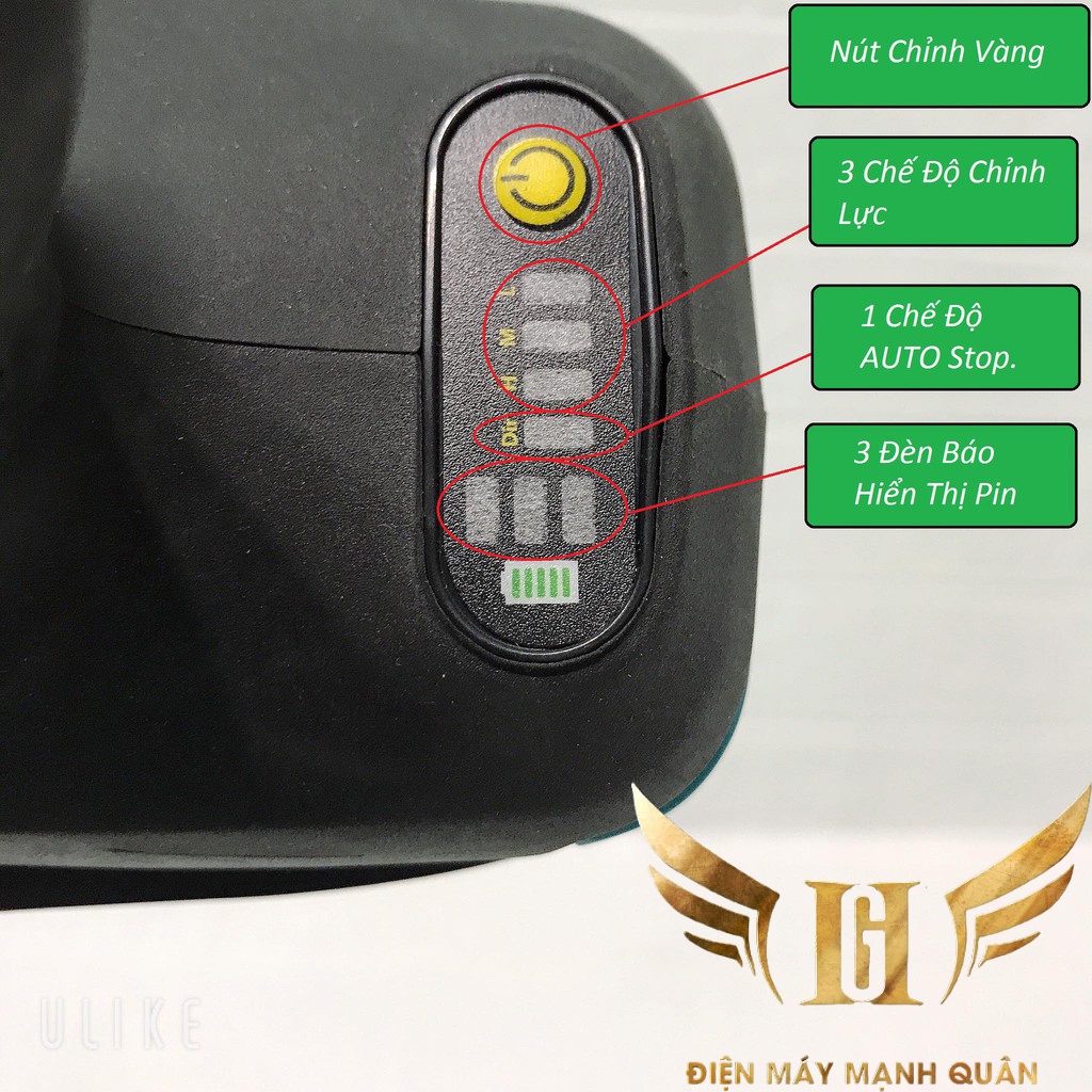 Thân máy siết bulong Ma.ki ta, Máy vặn vít, bắn bulong pin_Động cơ không chổi than