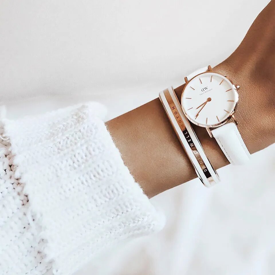 Vòng tay nam nữ unisex D W EMALIE SLIM BRACELET  Fullbox,túi xách - Tuyển CTV -Hỗ trợ Dropship