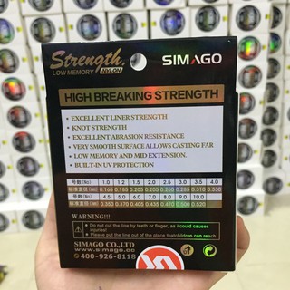 cước câu World strength 150m chính hãng simago