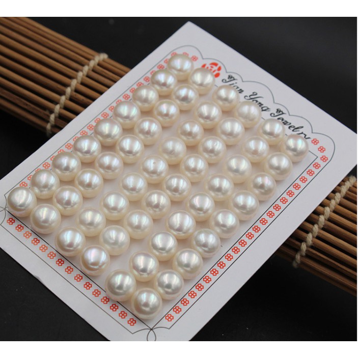 Hạt Ngọc Trai 11-12 Ly Bán Cầu 1 Lỗ  - Ngọc Trai Trường Thịnha