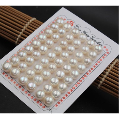 Hạt Ngọc Trai 11-12 Ly Bán Cầu 1 Lỗ (Hạt Dẹt Không Phải Hạt Tròn) - Ngọc Trai Trường Thịnh