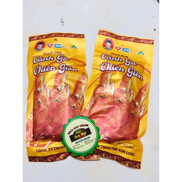 Snack cánh gà chiên giòn