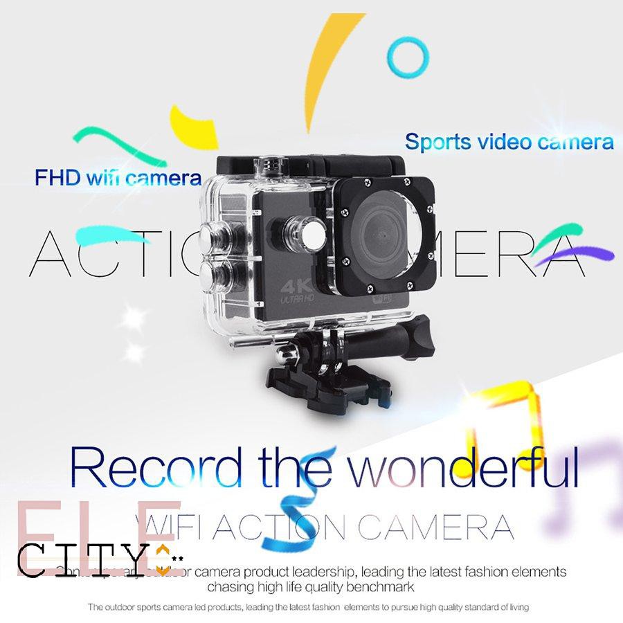 111ele} Pro Cam Sport Action Con Telecomando Camera 4k Videocamera Wifi Ultra Hd 16mp