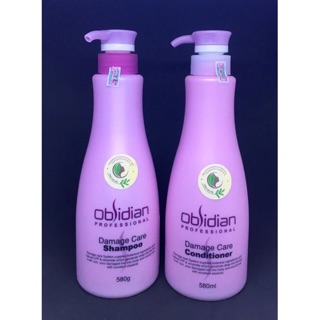 Gội xả tóc nhuộm obsidian color 580ml