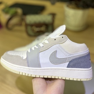 Giày Jordan Xanh Pari Cổ Thấp , Jordan Gót Xanh Thấp Cổ Full Phụ Kiện F11