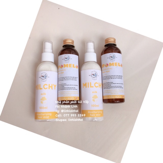 Combo Tinh dầu bưởi Pomelo + xịt váng sữa MILCHY [TẶNG KÈM BUỘC TÓC CUTE] | BigBuy360 - bigbuy360.vn
