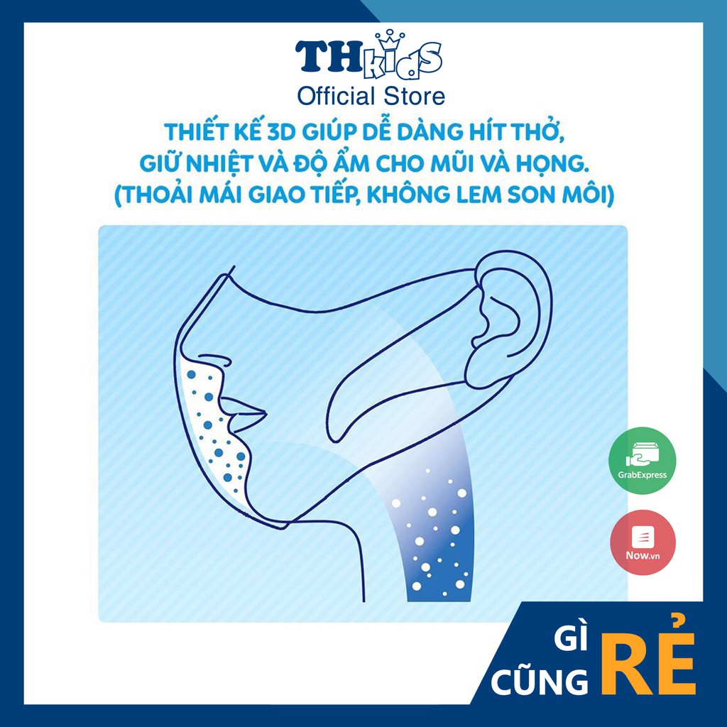 Khẩu Trang 3D Mask dập theo Unicharm công nghệ Nhật Bản | BigBuy360 - bigbuy360.vn