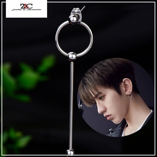 1 chiếc bông tai nam kpop hàn quốc thép không gỉ- btqc01