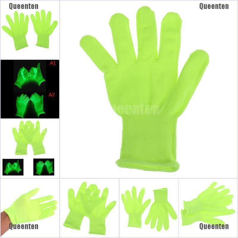 Găng tay dạ quang hóa trang cho lễ hội halloween sáng tạo