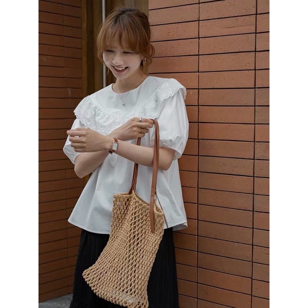 Áo baby bèo ren phong cách hàn quốc by