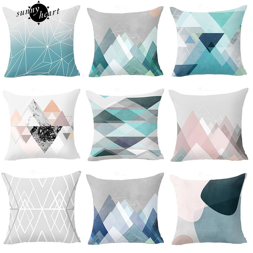 Áo Gối Khổ Vuông 45Cm X 45Cm In Họa Tiết Cách Điệu Trang Nhã