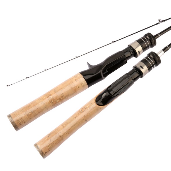 Bộ cần câu Carbon Titanium lure UL máy ngang