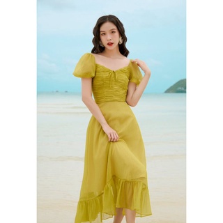 OLV - Đầm Canary Ruched Maxi