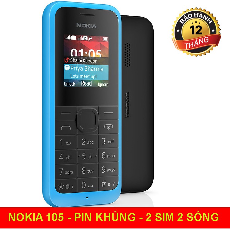 Điện thoại cổ 2 sim Nokia n105 pin khủng giá rẻ | BigBuy360 - bigbuy360.vn