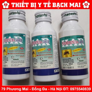 Thuốc diệt muỗi permerinusa 500ec - chai 100ml - ảnh sản phẩm 4