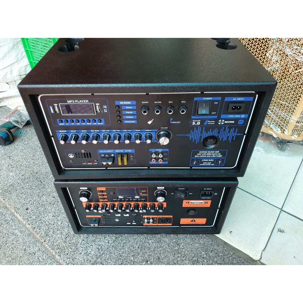 Vỏ lắp mạch loa kéo 19x38-Hộp đựng bo loa kéo 19x38
