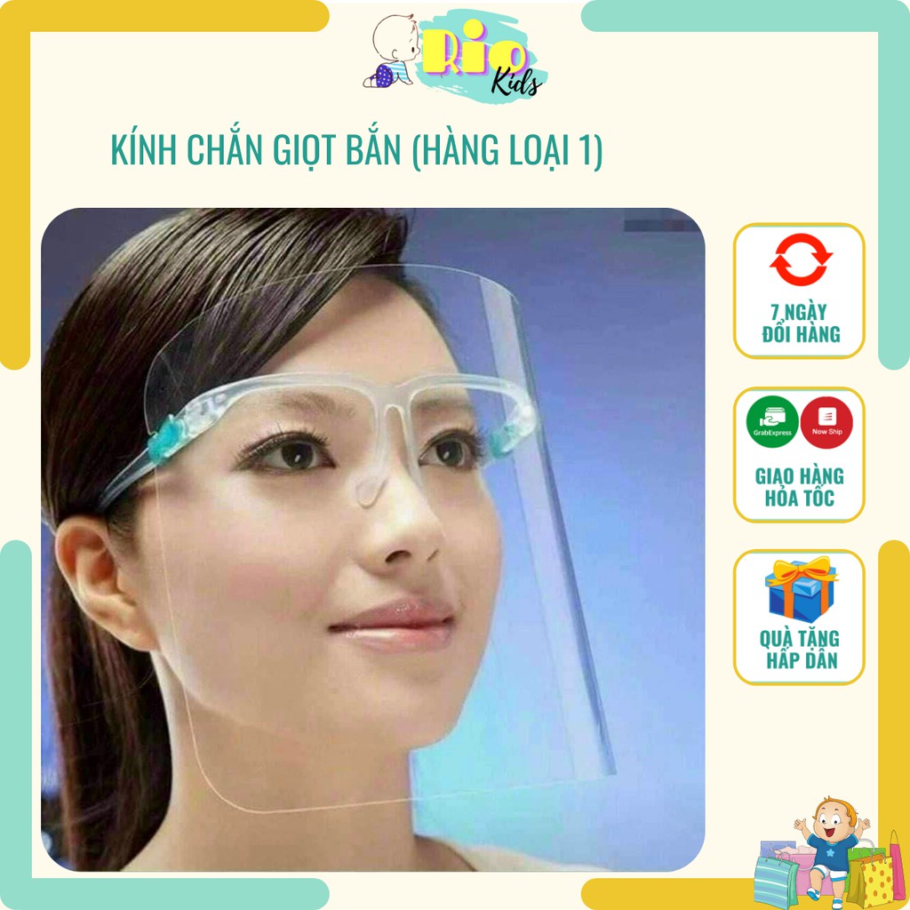 Kính chắn giọt bắn, kính bảo hộ chống giọt bắn cho người lớn, thiết bị y tế - Riokids BH2