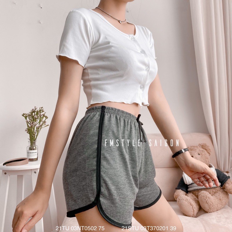 Quần đùi nữ sexy VM STYLE, quần short thể thao phong cách năng động 22STU03T370302