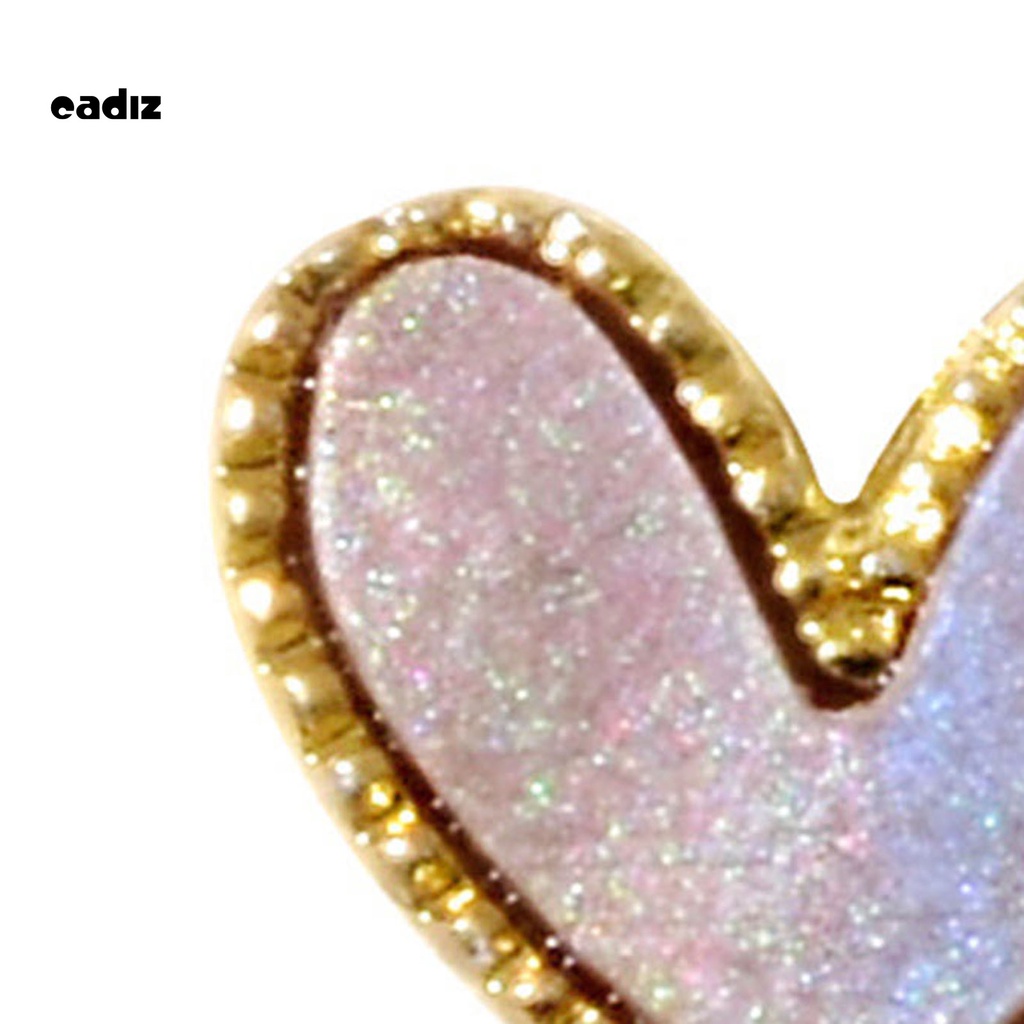 [Hàng mới về] Set 10 phụ kiện trang trí móng tay hình trái tim xinh xắn