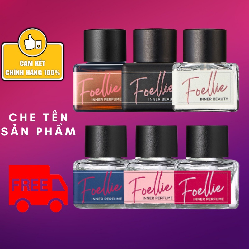 Nước hoa vùng kín Foellie Cao Cấp Mùi Thơm Chuẩn Độ lưu Hương Cực Tốt