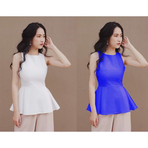 Áo kiểu peplum sang trọng - nhiều size và màu, form dáng đẹp, thích hợp mặc đi làm, dự tiệc hoặc dạo phố