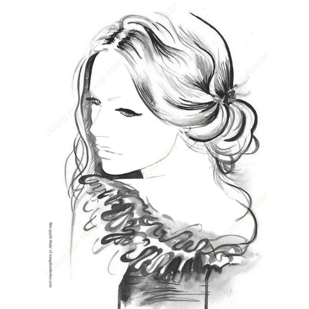 Bộ giấy trang điểm Makeup Facechart beauty