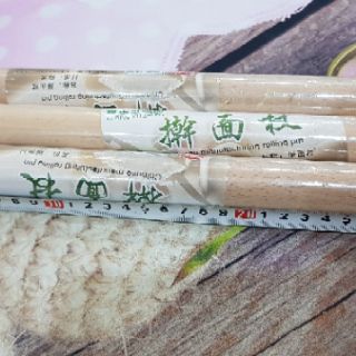 Cây cán bột gỗ dài 28cm
