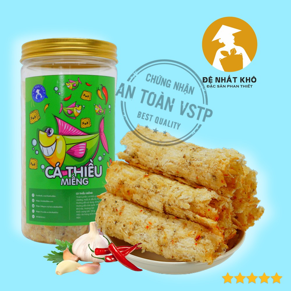 Khô Cá Thiều Miếng 210g Đệ Nhất Khô Ko Cay, đồ ăn vặt vừa ngon vừa rẻ, Đặc Sản Phan Thiết