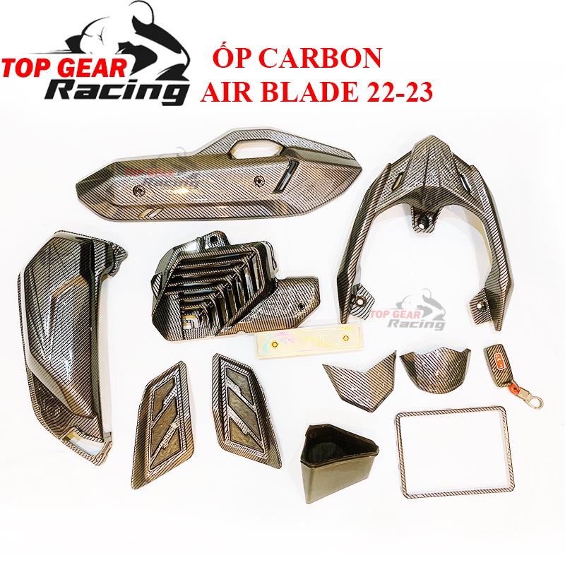 Bộ Ốp xe AirBlade (AB) đời 2022 - 2023 loại 125 / 160 Ốp Carbon