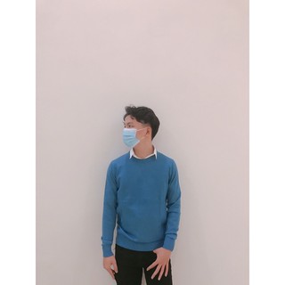áo len cổ tron nam