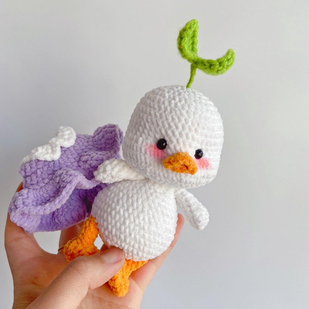 [Công thức giấy đọc kỹ mô tả]  Chart Tiếng Việt chú Vịt ngồi siêu đáng yêu  - Yêu Handmade