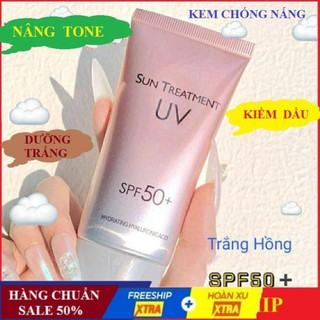 Kem chống nắng nâng tone trắng da kiềm dầu SUN TREATMENT SPF50+