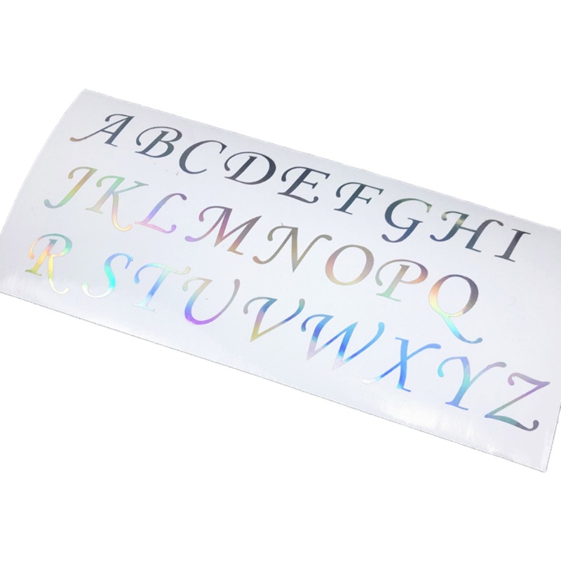 Sa Bộ 26 Chữ Cái Và Số Dán Trang Trí Sổ Tay