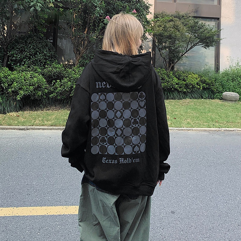 [NY0251] Áo hoodie Nelly nỉ lót lông mềm in hình "Never play" áo nỉ (NELLY)