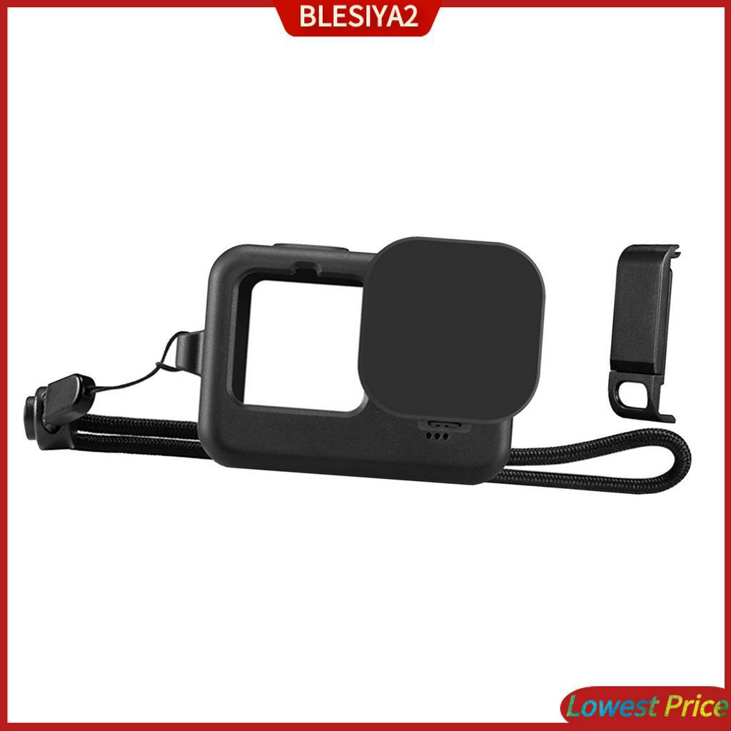 Ốp Điện Thoại Silicon Mềm Bảo Vệ Có Dây Đeo Cho Hero9 Black &amp; Stringiya2