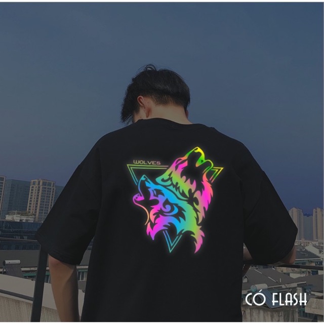ALBUM 907 - ÁO THUN UNISEX PHẢN QUANG 7 MÀU WOLVES NHIỀU MÀU
