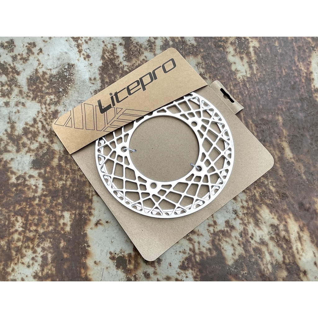 Đĩa xe đạp Litepro vân lưới có chắn xích