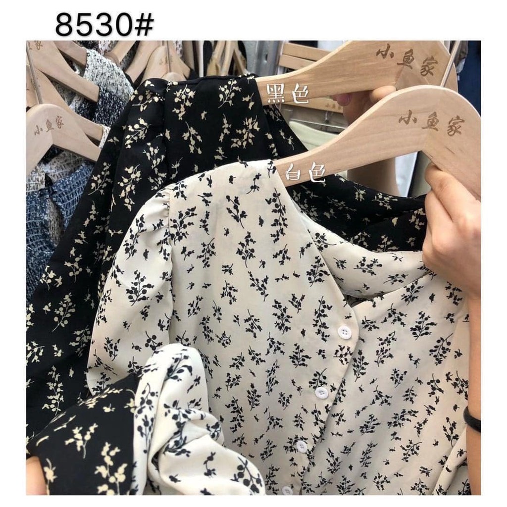 Váy trắng ulzzang Cổ V Hoa Cỏ Babydoll dài tay , Đầm Nữ Dự Tiếc dáng dài (video/ảnh thật/sẵn) | BigBuy360 - bigbuy360.vn