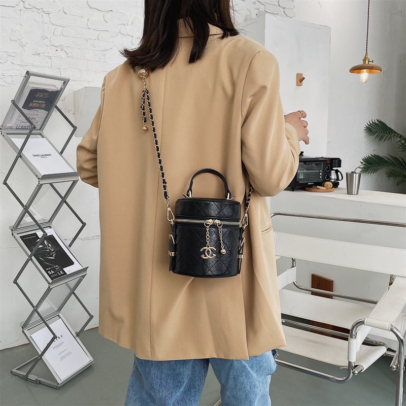 Túi Đeo Chéo Thêu Đường Chỉ Mới Phong Cách Hàn Quốc Cho Nữ