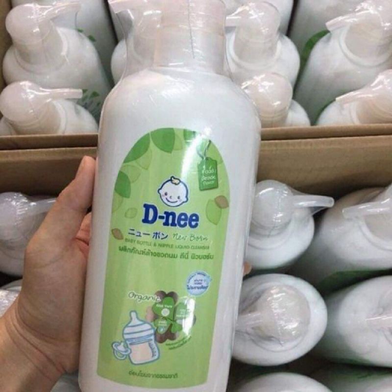 Nước rửa bình sữa rau củ quả Dnee Organic 600ml/620ml Thái Lan an toàn cho bé