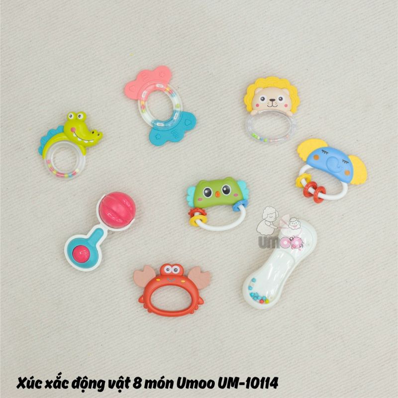 Set xúc xắc động vật 8 món Umoo