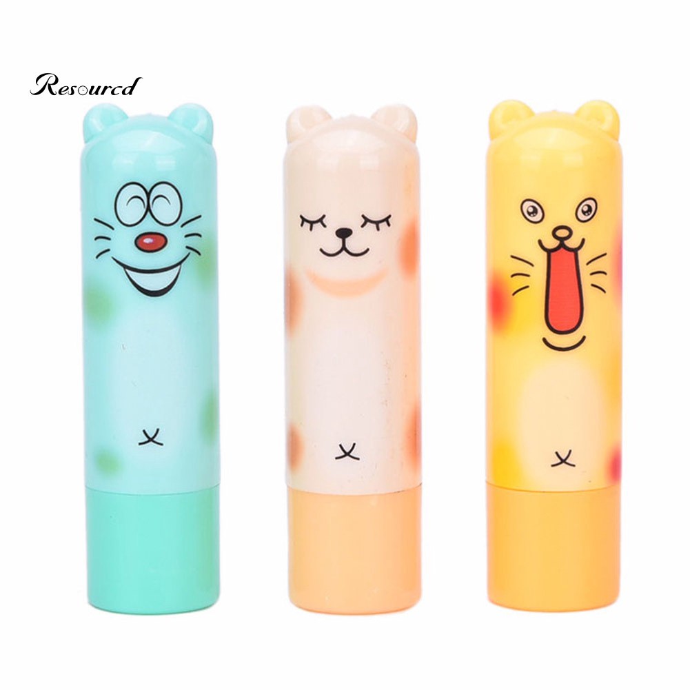 Son môi dưỡng ẩm chống khô môi họa tiết thú dễ thương