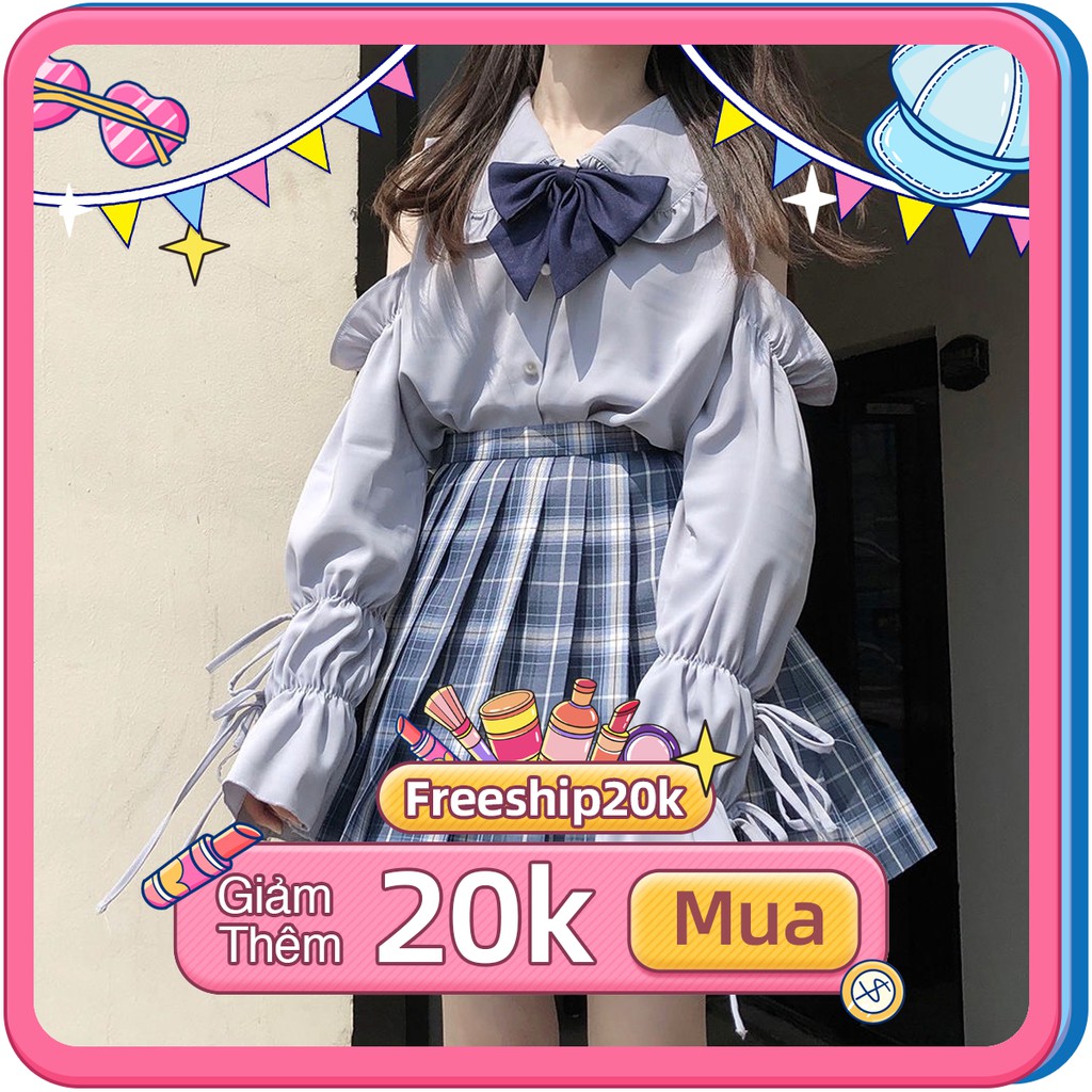 Áo sơ mi Babydoll Ulzaang Tay Phồng