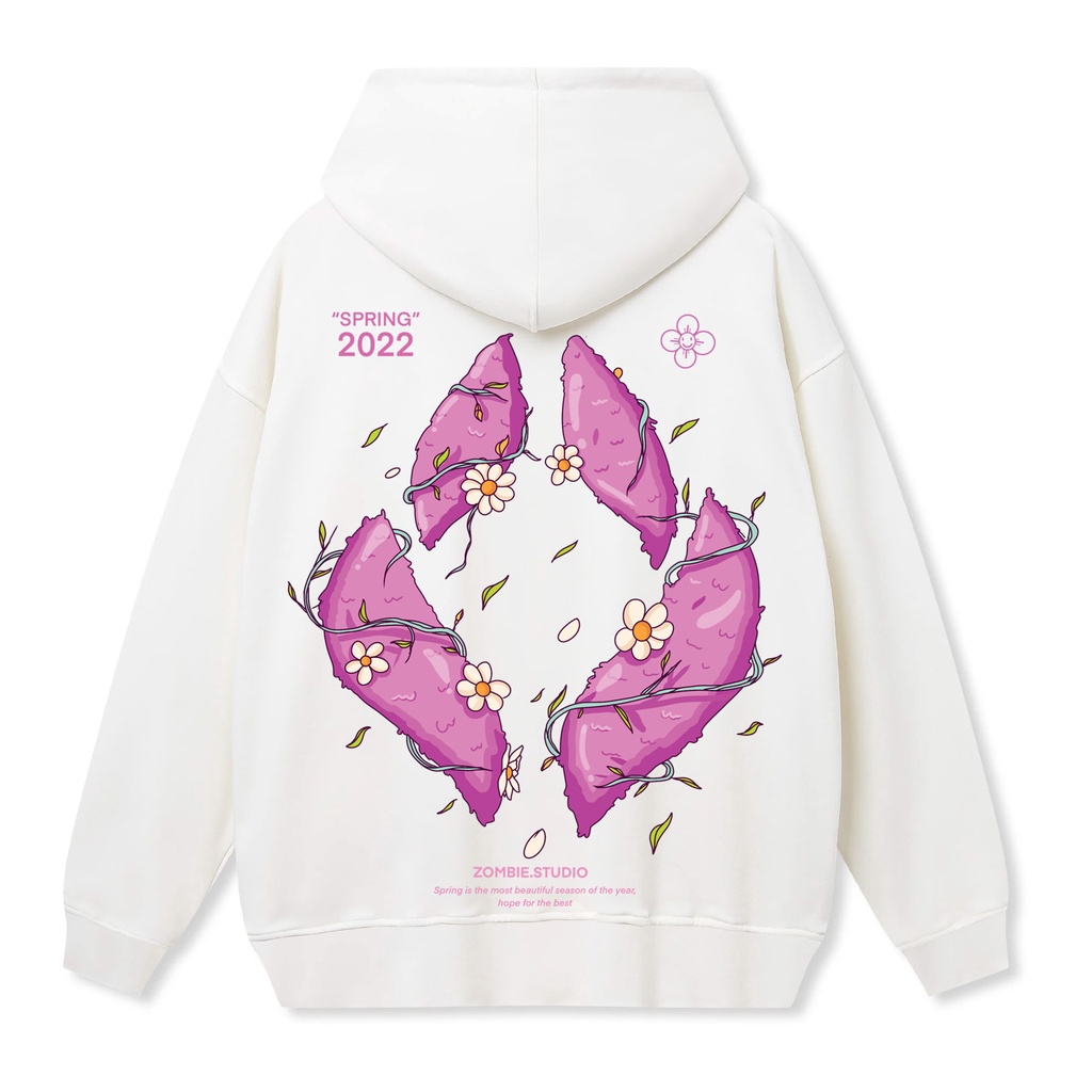 Áo Hoodie Nam Nữ Local Brand Zombie HD Spring