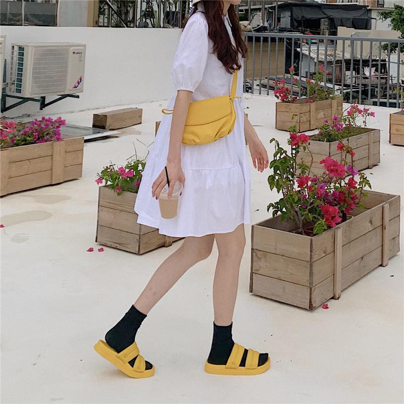 FREESHIP_50K_Dép ulzzang qoai ngang nữ Retro mẫu 2020 ins Sunnie Shoes