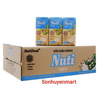 Thùng sữa đậu nành Nuti 36 hộp 200ml